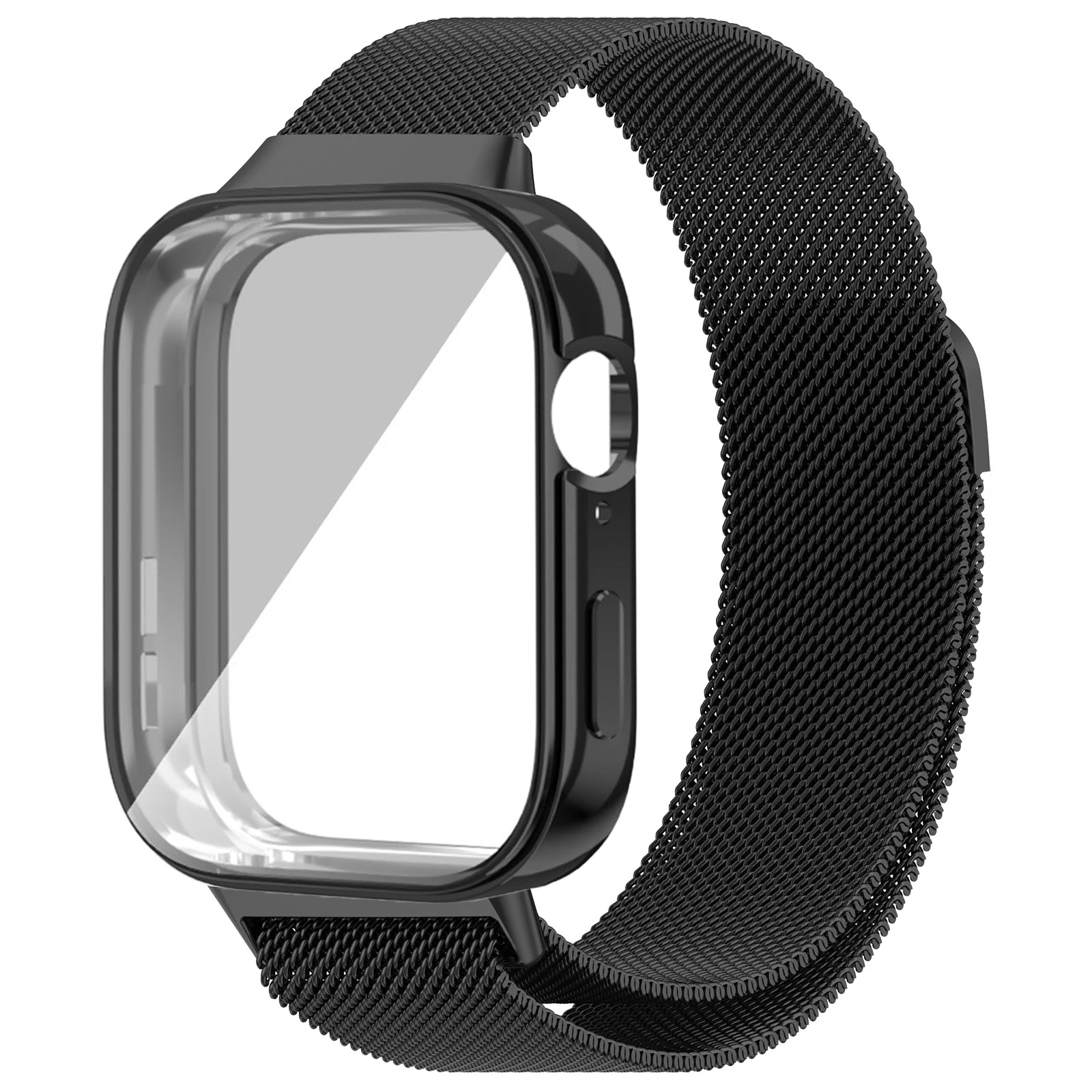 Milanese Loop Strap+TPU Case for Huawei Watch Fit 3 Band Accessories Stainless Steel Magnetic Bracelet Correa huawei watch fit3