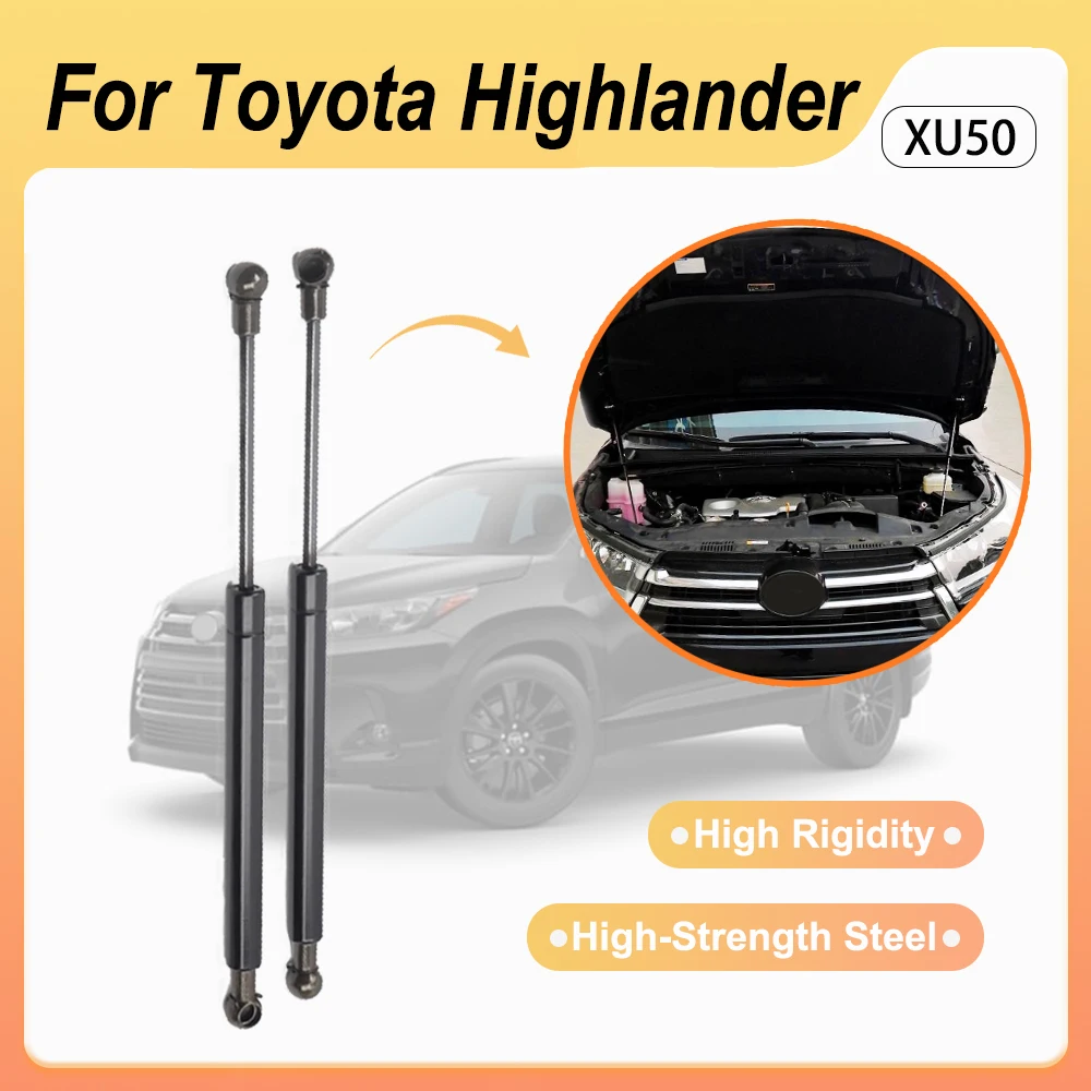 

Стойки капота для Toyota Highlander Kluger XU50 2014-2019, передний капот двигателя, газовые пружины, амортизаторы, подъемные опоры, 2 шт.