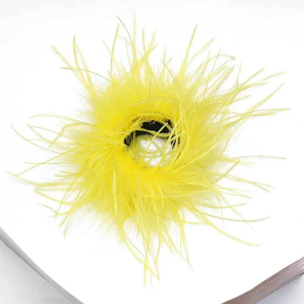 Anklet Children Gift Cuff Sleeves Slap Bangle Ostrich Feather Slap Bracelets Hair Accessories Wristband Patting Circle