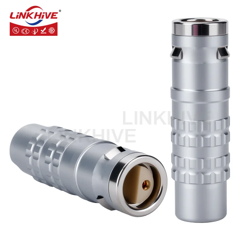 

Compatible with LEMO FFA Plug 0E1E 2E 3E Series 2 3 4 5 6 7 8 10 12 13 14 16 18 Pin Push-Pull Latching Circular Metal Connector
