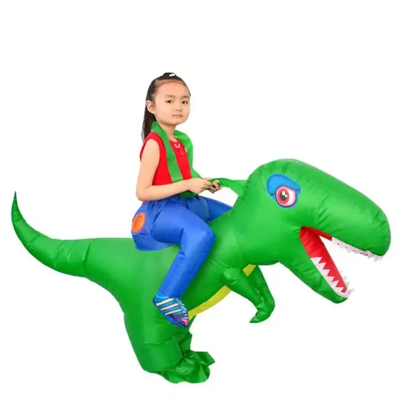 Inflatable costume children kids dinosaur T Rex costumes blow up fancy dress dinosaur cosplay costume for Boys Girls