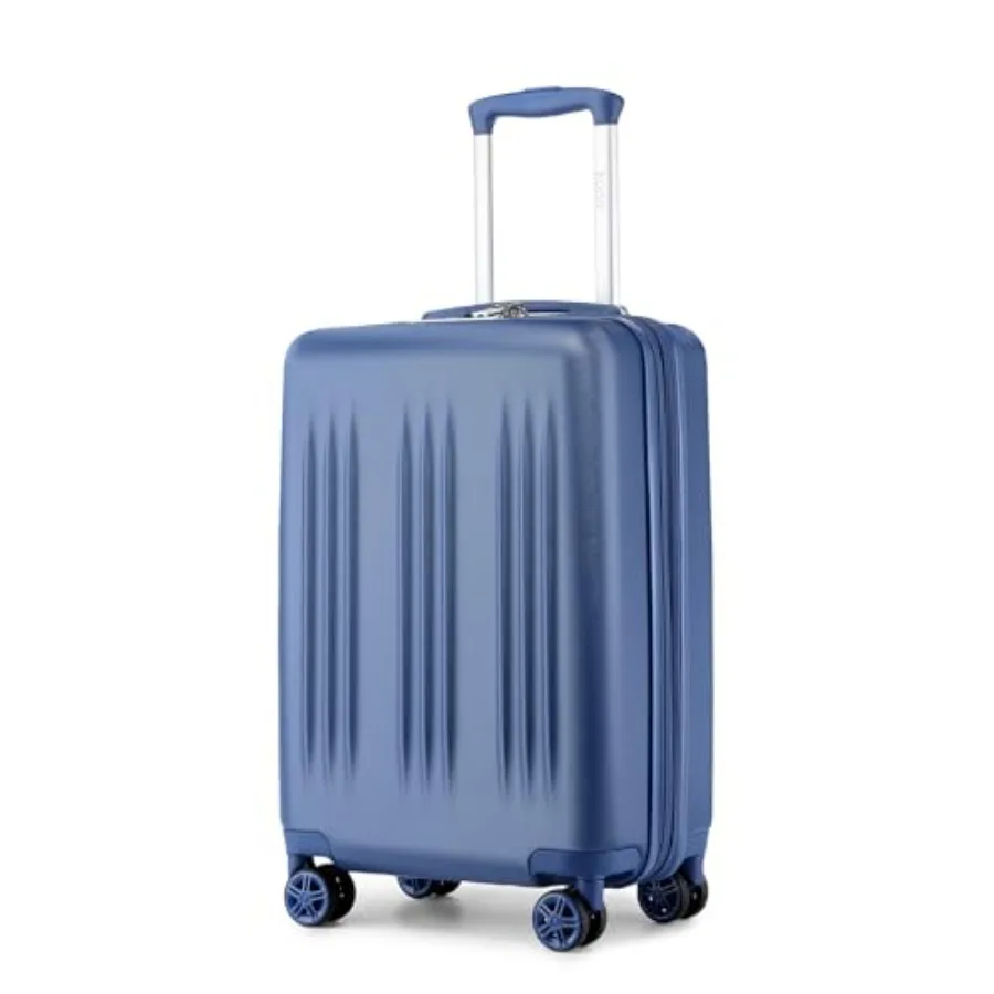 Small 20 Inch Expandable Carry On Luggage with Quiet Spinner Wheels and TSA Lock, Scratch