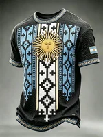 2026 Edition Argentine Fan Football Training T-Shirt - 3D Digital Printing - Comfortable and Breathable - Family Clothing 2