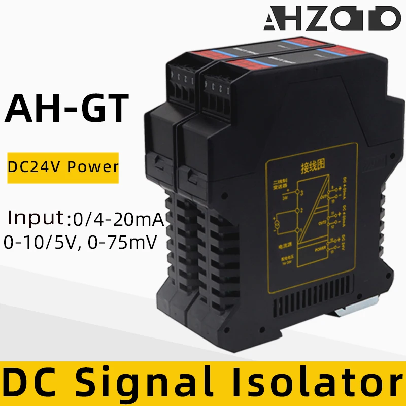 Izolator sygnału DC 4-20mA 0-5V 0-10V Wyjście Izolator Singal Moduł analogowy Wielokrotne wejście Wielokrotne wyjście Izolator sygnału analogowego DC