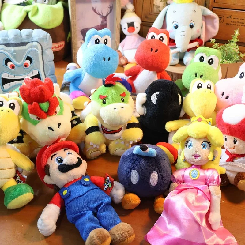 

[В наличии] Марио аниме игры плюшевая кукла игрушка спальня детский компаньон автомобиль кукла украшение кукла мальчик подарок на день рождения