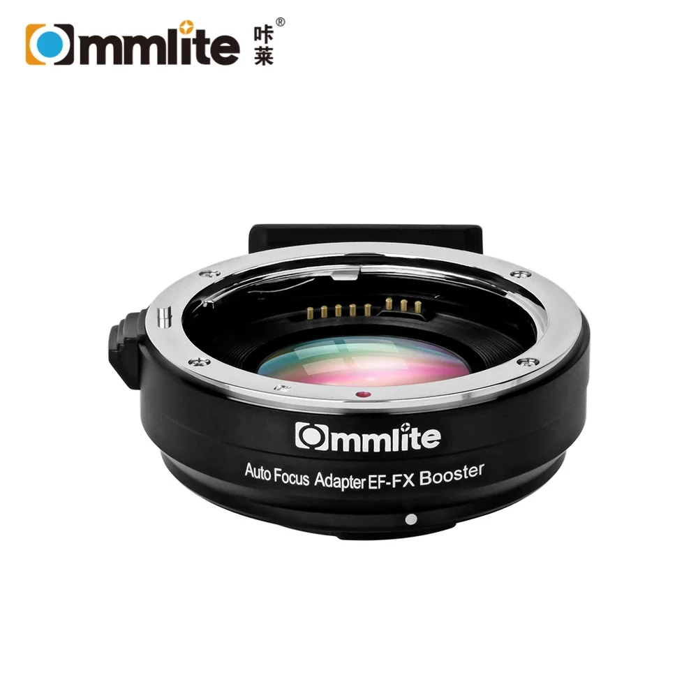 Commlite CM-EF-FX Booster 0.71x Focal Reducer Electronic AF Lens Mount Adapter from Canon EF/EF-S Lens to Fujifilm FX-Mount Came