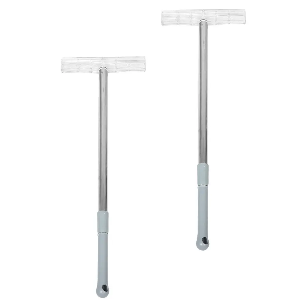 2 قطعة حامل علامة محمول قابل للتمديد من الفولاذ المقاوم للصدأ عمود دعم لاجتماعات السياحية معرض العرض في الهواء الطلق