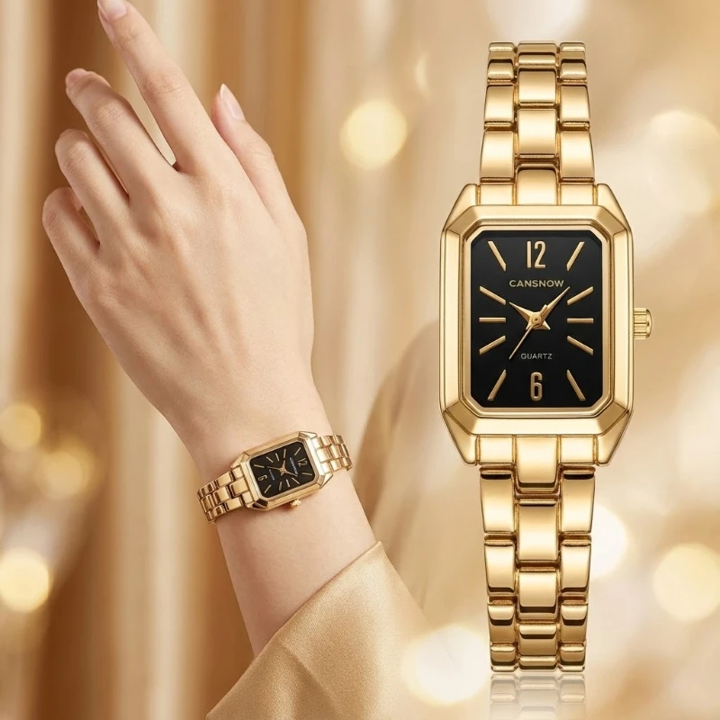 

Новые женские часы, легкие элитные брендовые квадратные женские часы, модные элегантные кварцевые наручные часы для женщин, relogio feminino