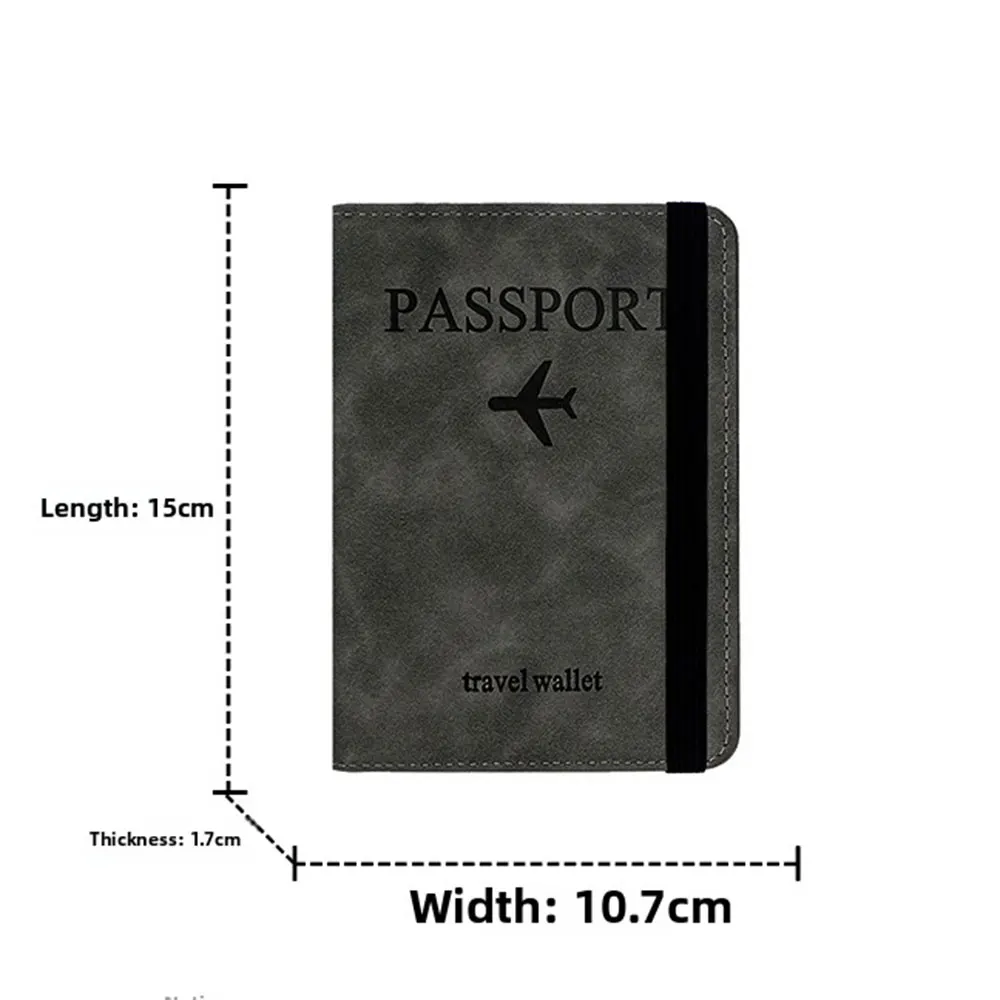 Новый RFID женский чехол для паспорта ID и SIM-карты, сумки высокого качества, кошельки унисекс, простые зажимы для кредитных карт, мужской кошелек для паспортов