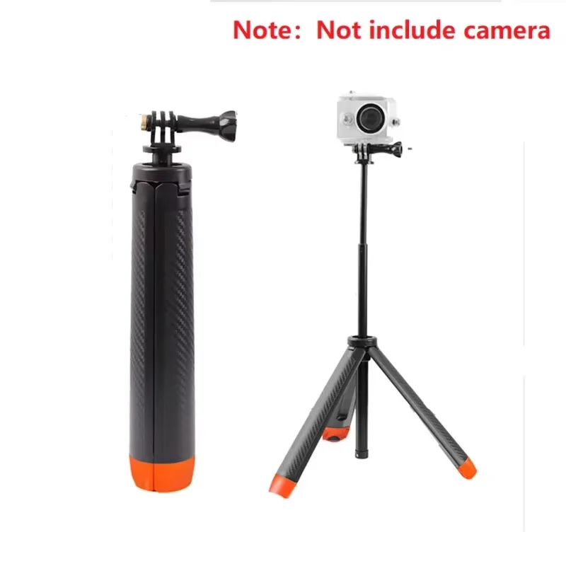 TELESIN Tripod Floating Selfie Stick for Insta360 X5/X4/X3/ACE/PRO/GO3/GO3S DJI OSMO Action 5 Pro 4 3/GoPro Hero13 12 11