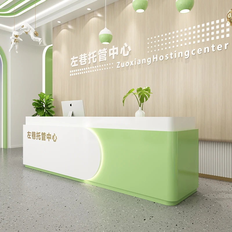 

Design Modern Reception Desks Shop Beauty Bar Luxury Hotel Restaurant Reception Desks Company Comptoire Accueil Lounge Furniture