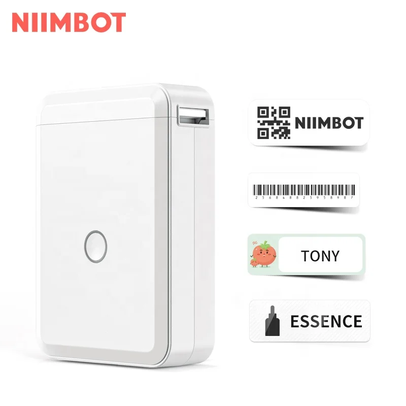 Niimbot Top Sell New D110 Android IOS Smart Thermal 15mm Label Mini Printer Without Ink Can Print Anywhere