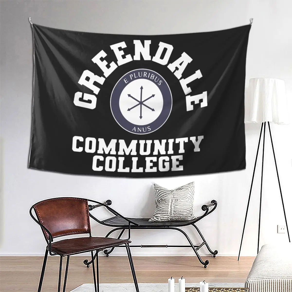 

Greendale Community Collage Tapestry Hippie Wall Hanging Aesthetic Home Decoration Tapestries for Living Room Bedroom Dorm Room
