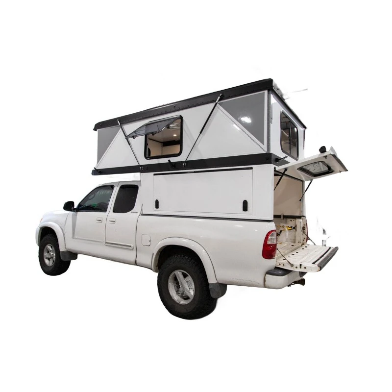 Camping pickup box, aluminum half cover, camper, pickup camper