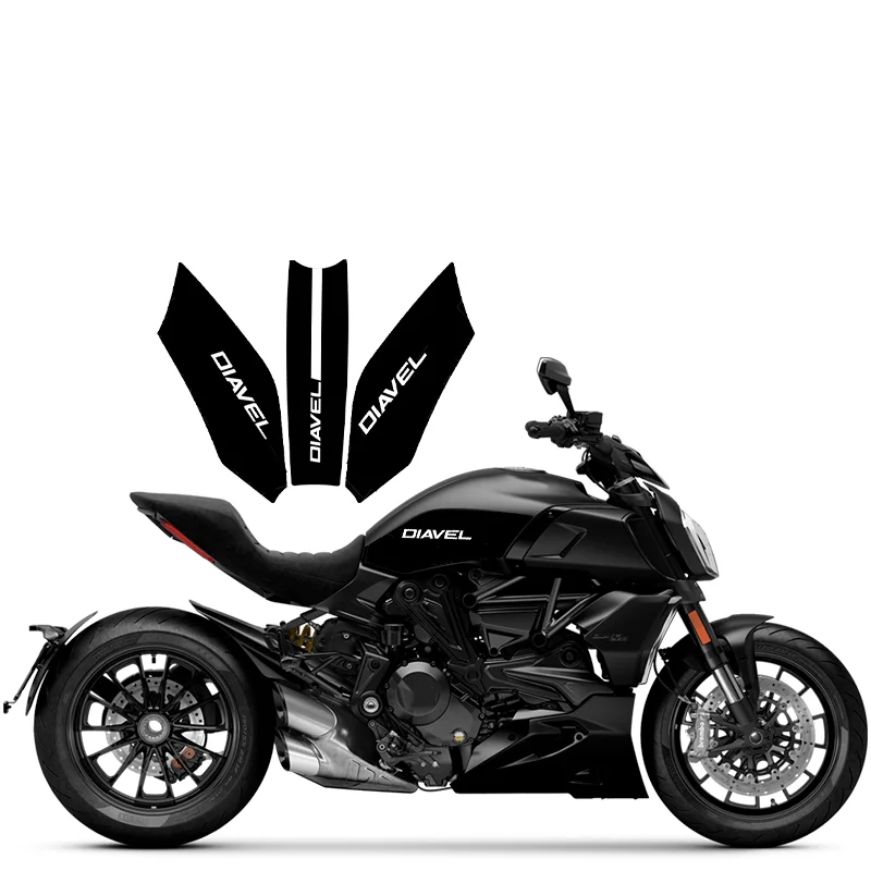 FOR DUCATI DIAVEL 1260 Motorcycle Tank Pad Protector Leather Frosting Sticker Decals Accessoriesr