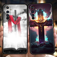 Faith Christian Religious Jesus Clear Phone Case for Realme 8 9 Pro Plus 8i 9i 6 7 GT2 C21 C25 C3 C11 11 Pro 5G Plus Soft Shell