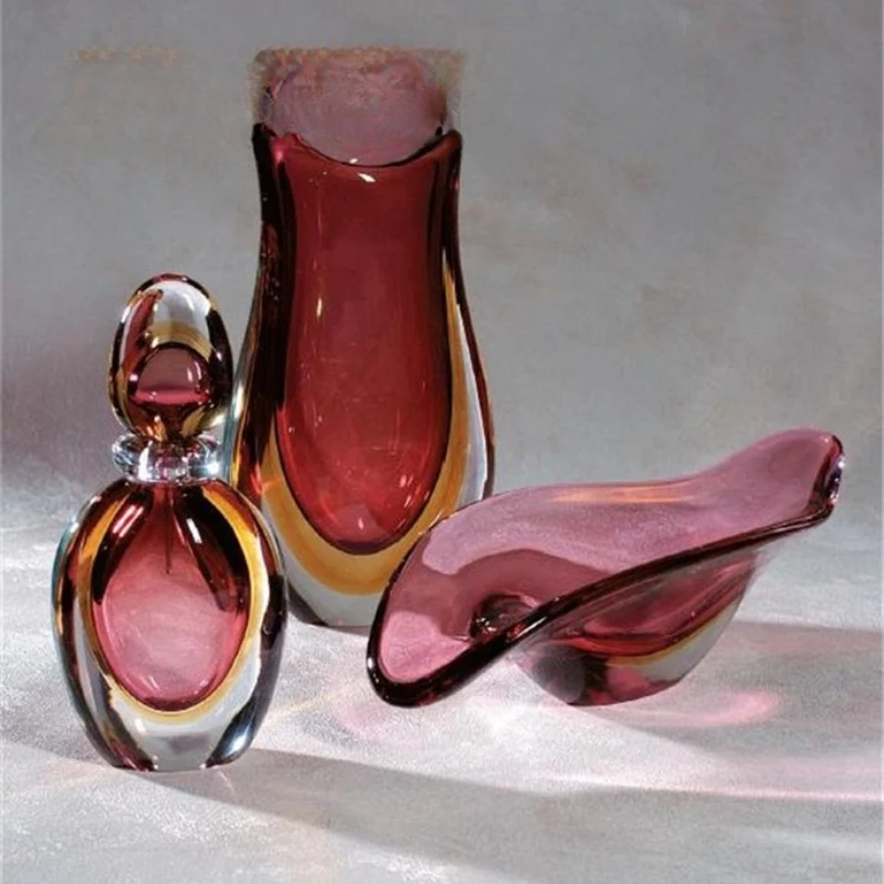 Decorative glazed vases, handmade glass crafts, gift kits
