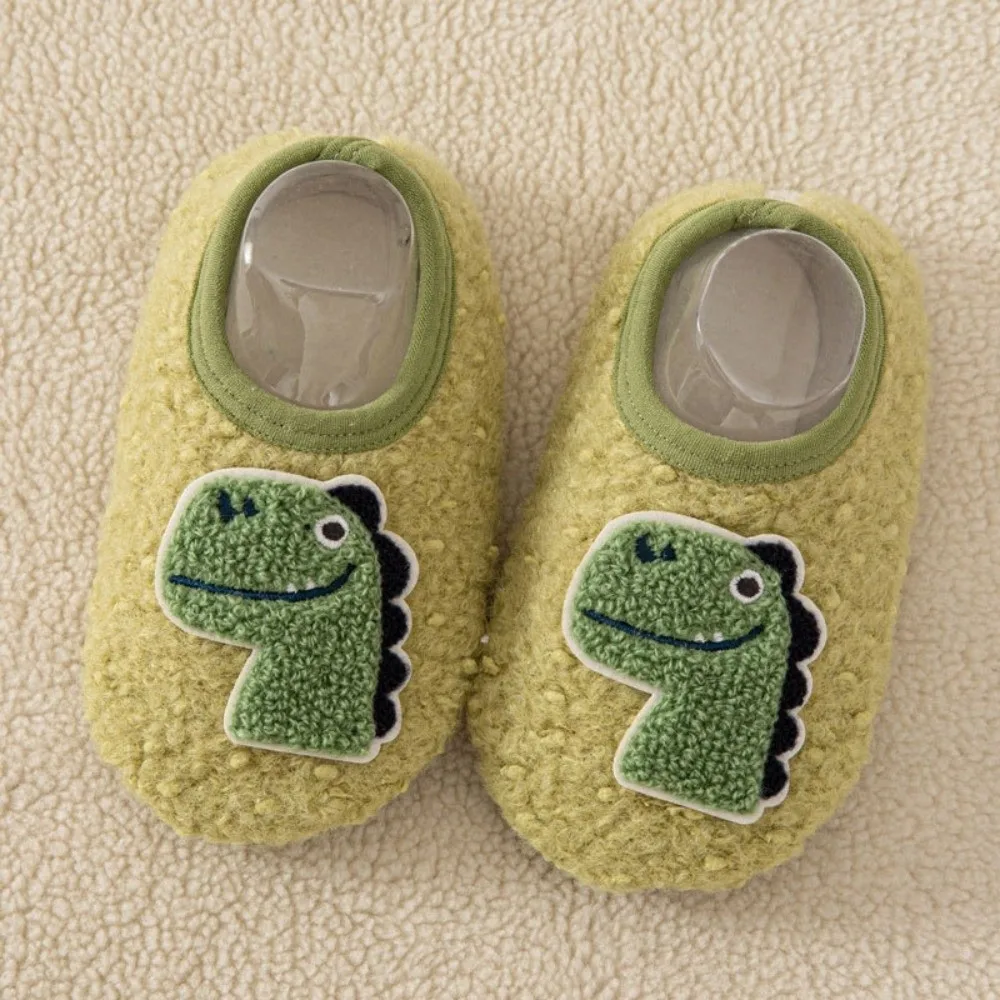 

New Slippers Cartoon Animals Comfortable Fit Toddler Floor Sock Breathable Anti-slip Walking Shoes for Autumn Winter