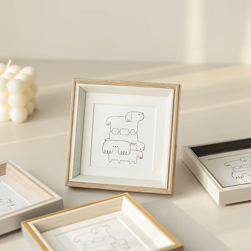 3Pcs Square Photo Frames Empty Frame
