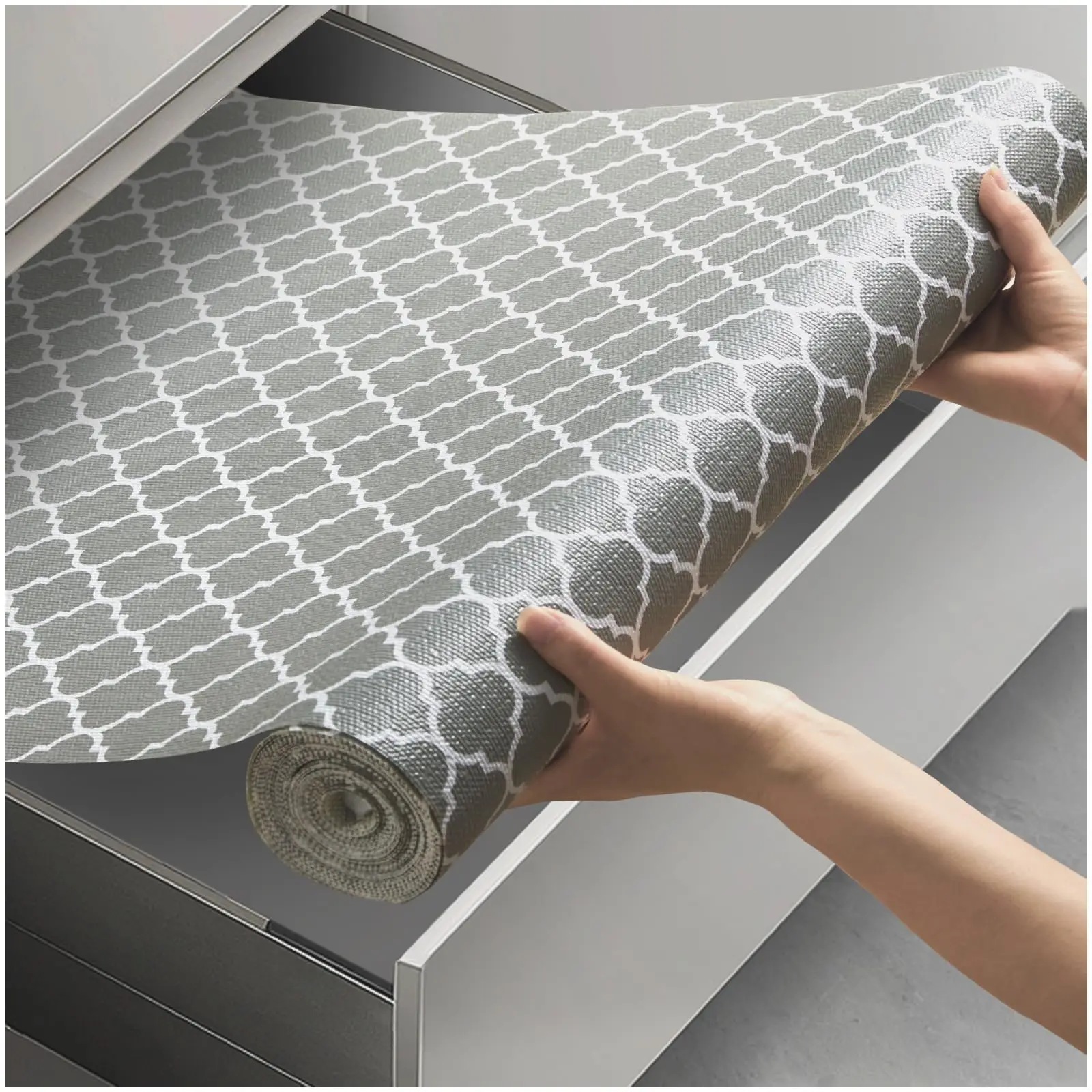 1pc Drawer and Shelf Liner for Kitchen Cabinet Non-Adhesive Non-Slip Waterproof Shelf Liner Easy to Clean for Shelves, Desks