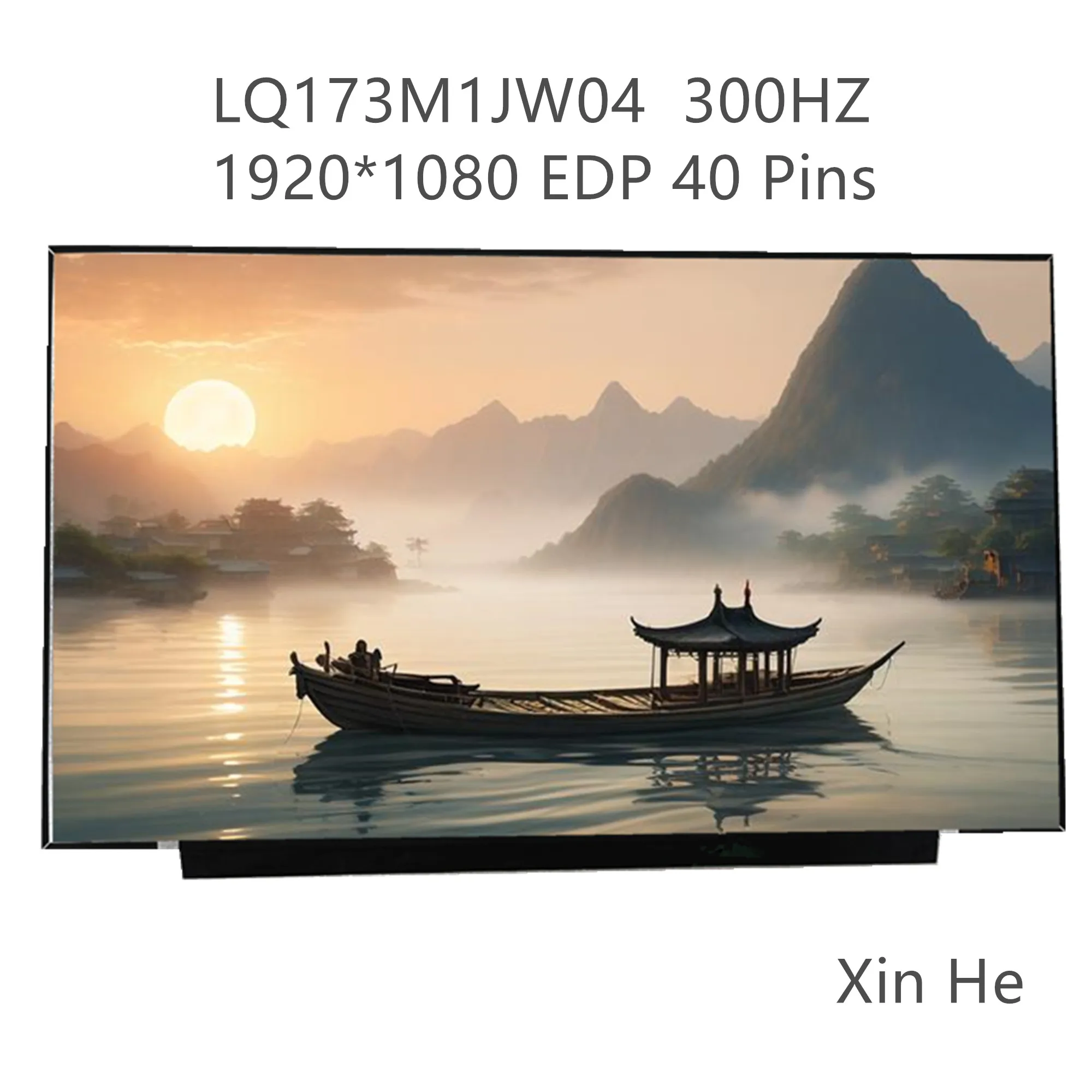 17.3'' 300Hz LQ173M1JW04 LQ173M1JW03 IPS Laptop LCD Screen Panel Matrix 1920*1080 EDP 40 PINS