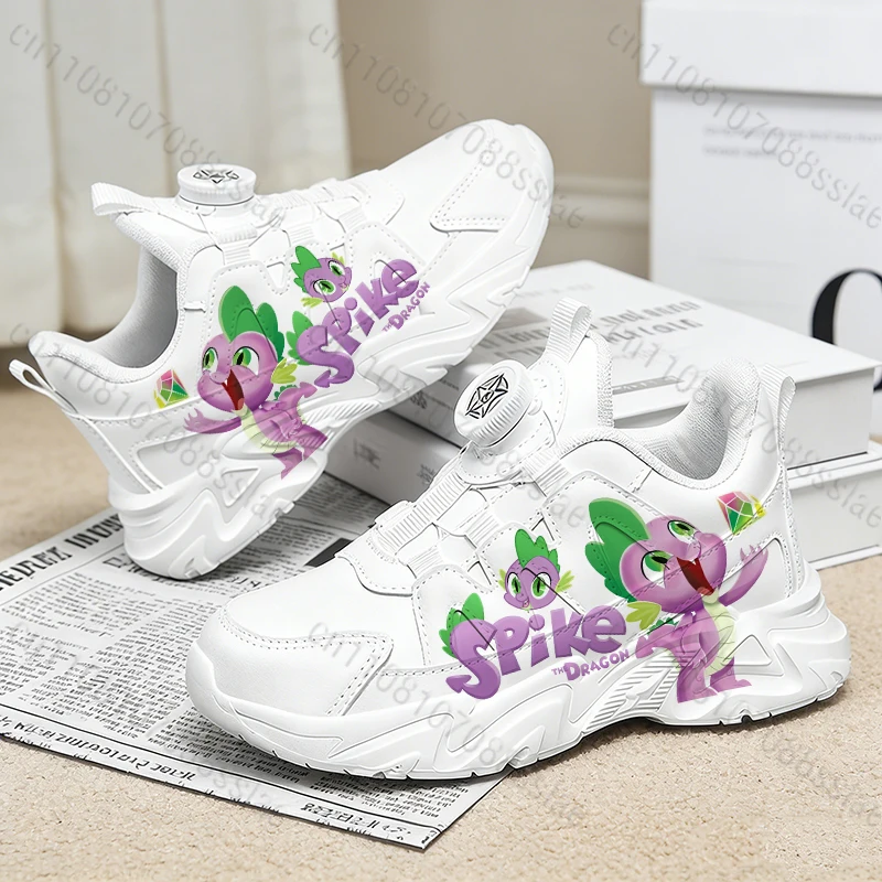 

Spike Cartoon Lovely Pattern Teenager Children Girls Boys Student Lightweight High Quality Easy To Wear Solid Color Sneakers