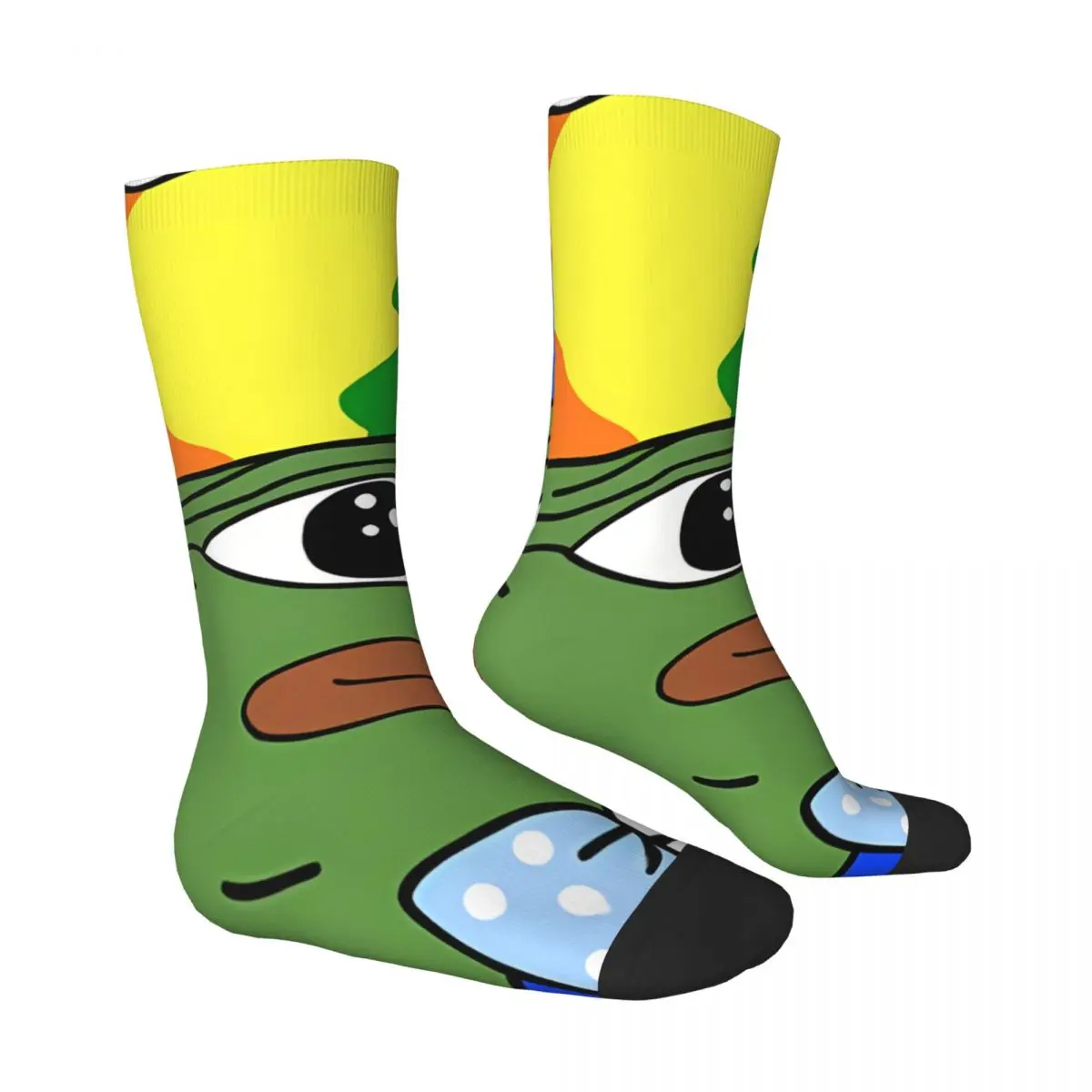 Pepe The Frog Joker Men Women Socks Windproof Novelty Spring Summer Autumn Winter Stockings Gift