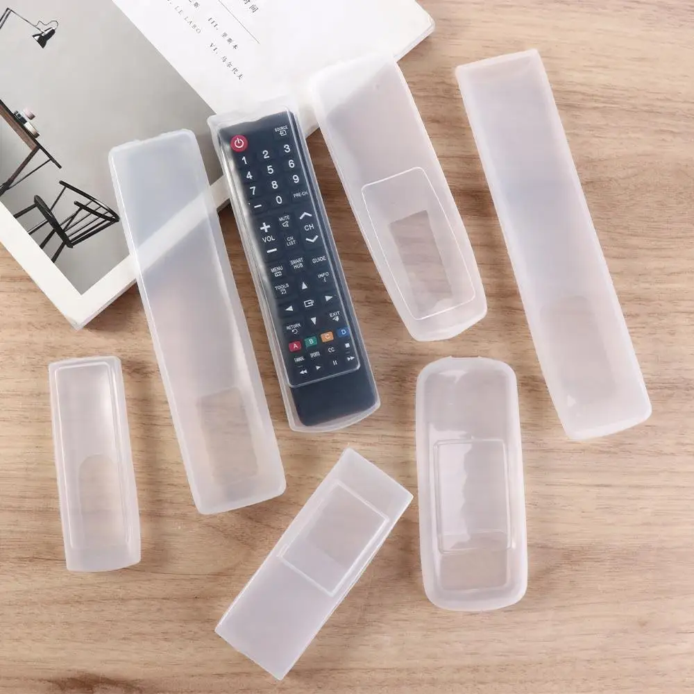 

Silicone Transparent Dust-proof Remote Control Case Air Condition Cover TV Remote Storage Bag Remote Control Protctive Case