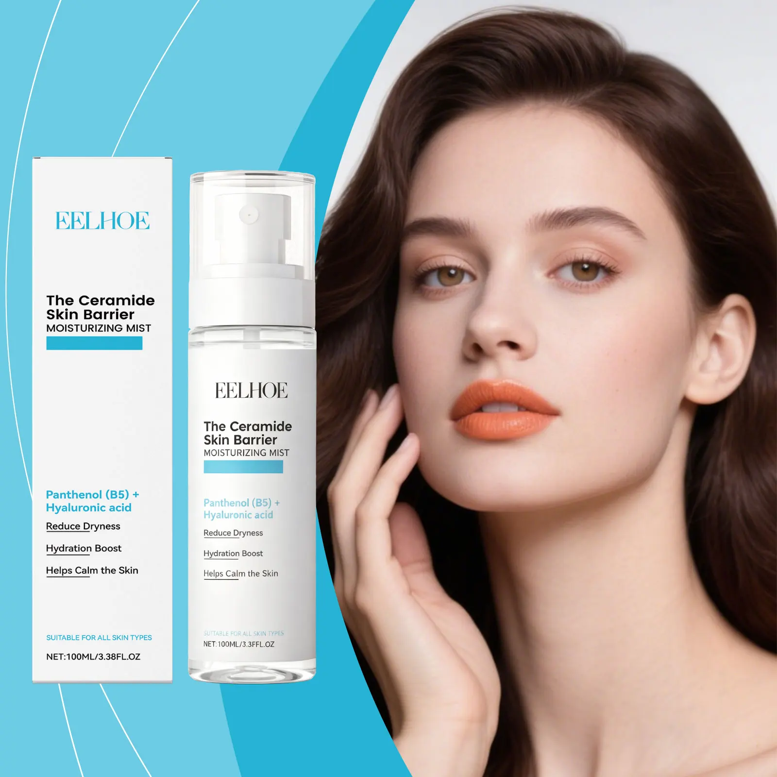 

Moisturizing Mist Deep Nourishing Relieve Redness Repair Damaged Skin Shrink Pore Control Oil Facial Brightening Spray Skin Care