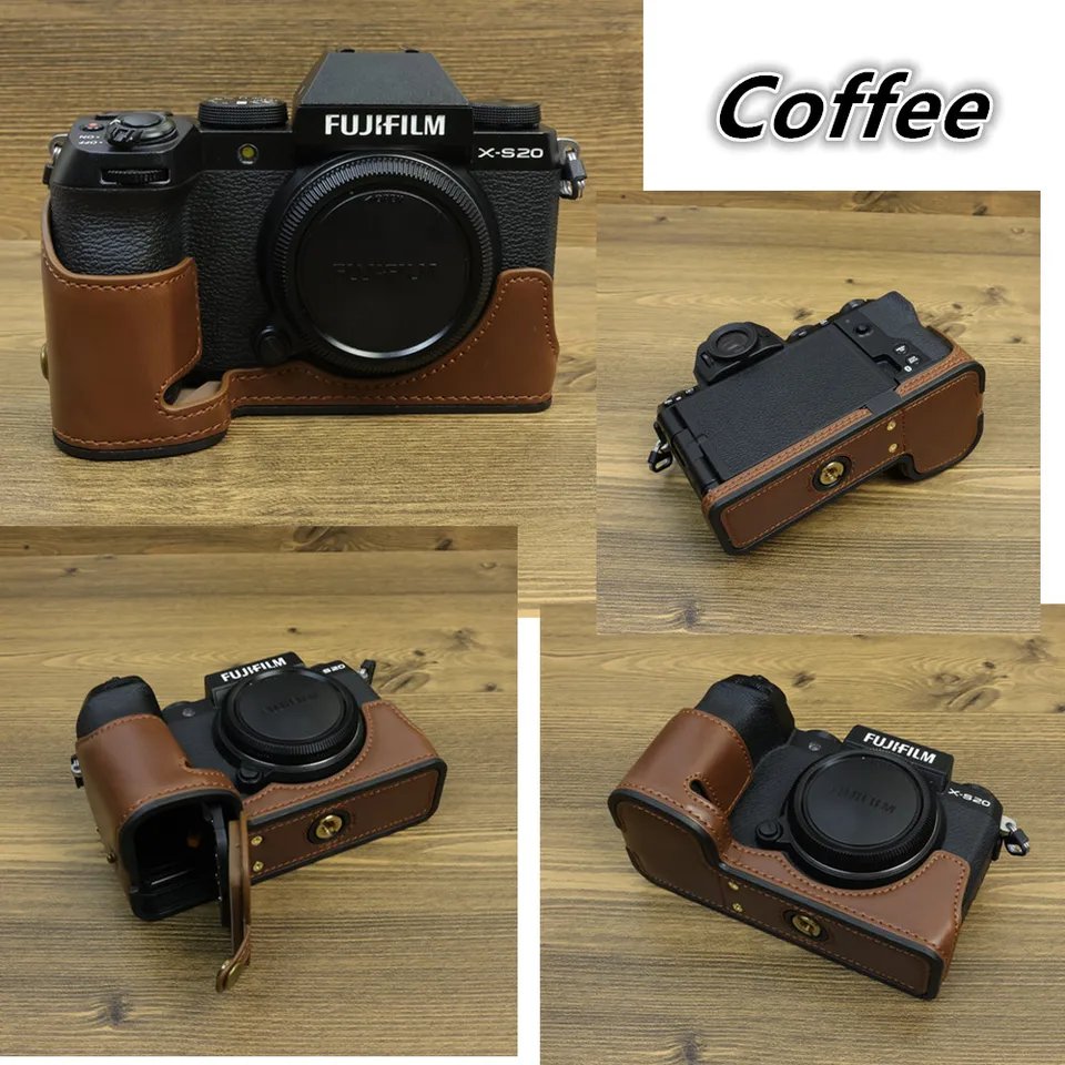 Fugjifilm-レザーケースx-s20,Xs20カメラ用レトロpu - AliExpress 44
