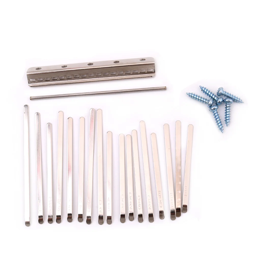 

1Set 17 Key Kalimba Finger Piano DIY Kit Easy Assemble Mini Thumb Piano Portable Musical Instrument Gift for Beginners