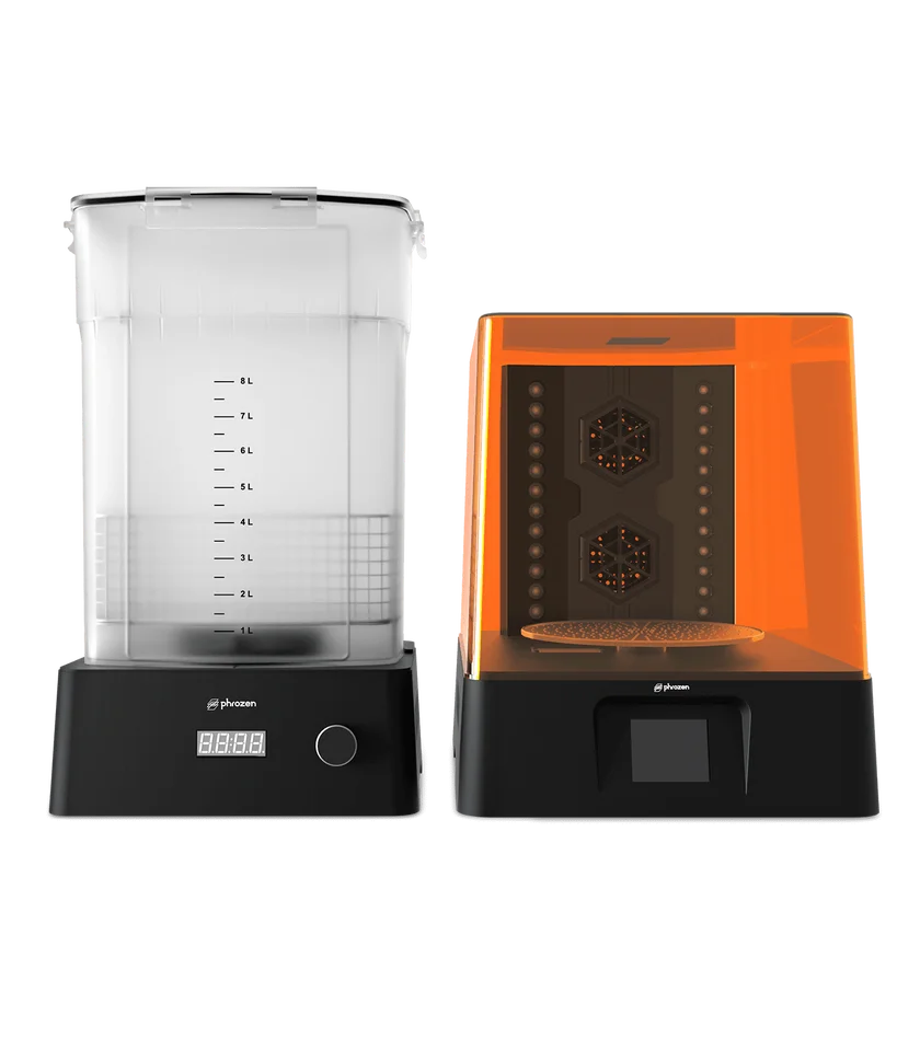 Wash & Cure Kit Machine with 277x207x467mm Wash and Cure Size  Resin Cleaning & Curing for 10 Inch 3D Printers