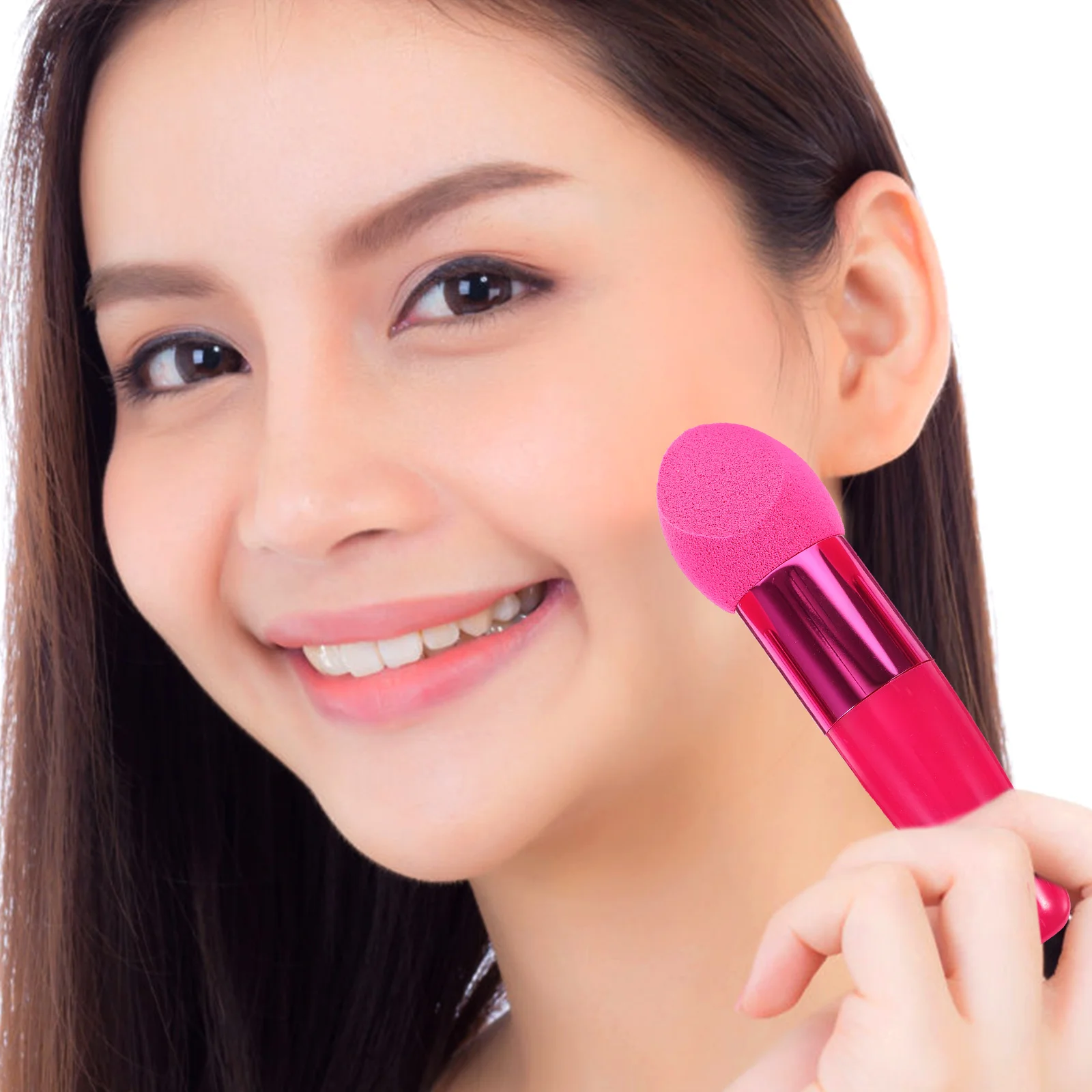 

3 Pcs Makeup Pens Sponge Brush Sponges Foundation Heart Beauty Tools Premium Material Smooth Creative Unique Skin Practical