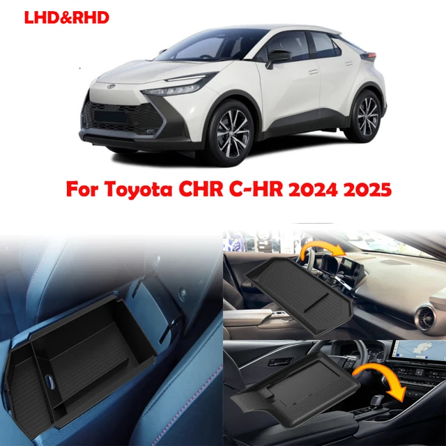 Dla Toyota CHR C-HR 2024 2025 ekran nawigacyjny tylny centralny podłokietnik sterujący ładowanie bezprzewodowe silikonowa podkładka antypoślizgowa do przechowywania
