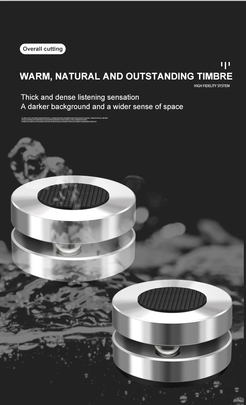 Hifi m8 spike xssh audio audiophile lautsprecher cd verstärker ständer aluminium edelstahl isolation fuß spike schock dämpfung pad – Detail 8