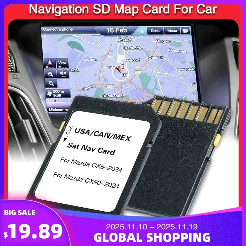 

Maps USA/CAN/MEX for Mazda CX-5 CX-90 Rapid GPS SD Card Navigation 2023 Version Software Update Fast Delivery