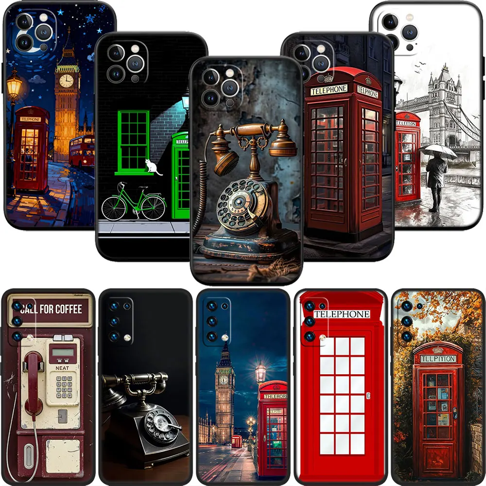 MN52 Vintage public teleCase for Samsung M06 M15 M16 M35 M55 M56 A36 A42 A50 A50S A51 A52 A32 A33 A05 A05S A06 A16 A20