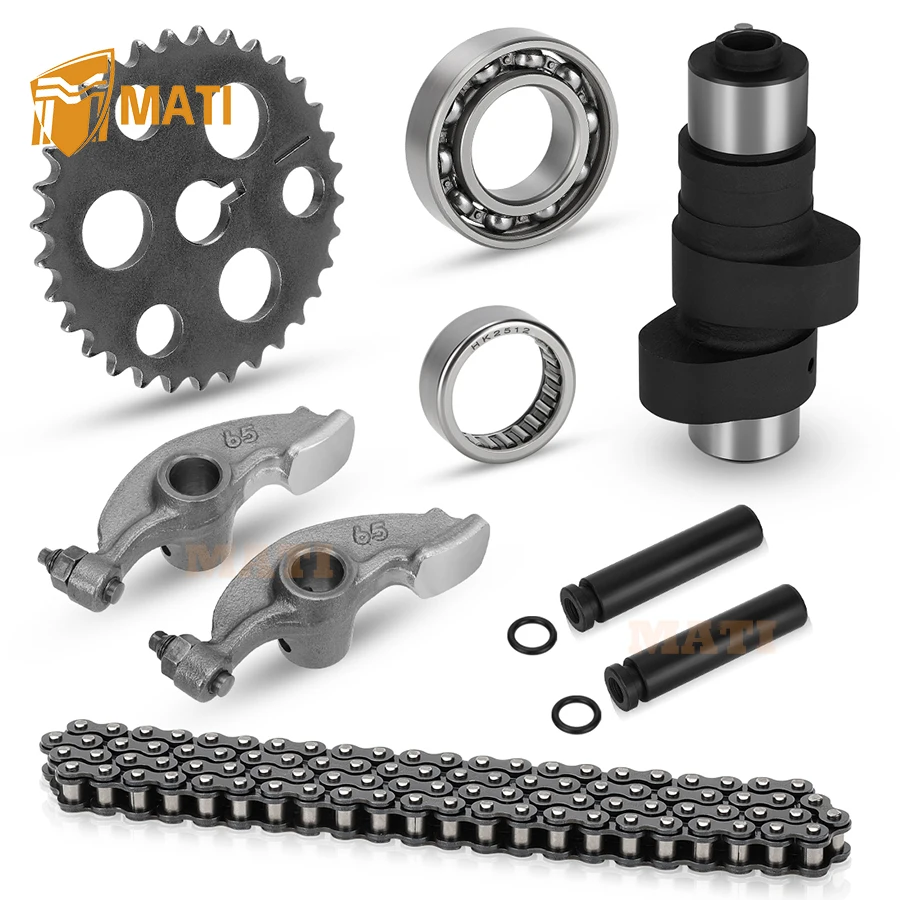 Zestaw łożysk wałka rozrządu i łańcucha krzywkowego do Yamaha Warrior Wolverine Big Bear Moto-4 350 YFM350 YFM350X 1990-2004 5UH-12170-00-00