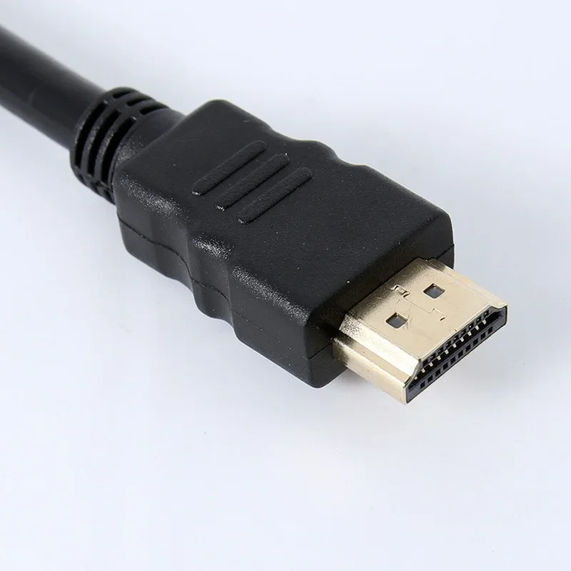 HDMI-compatible Splitter Adapter Converter Male To Female HDMI-compatible 1to 2 Split Double Signal Adapter Convert Cable