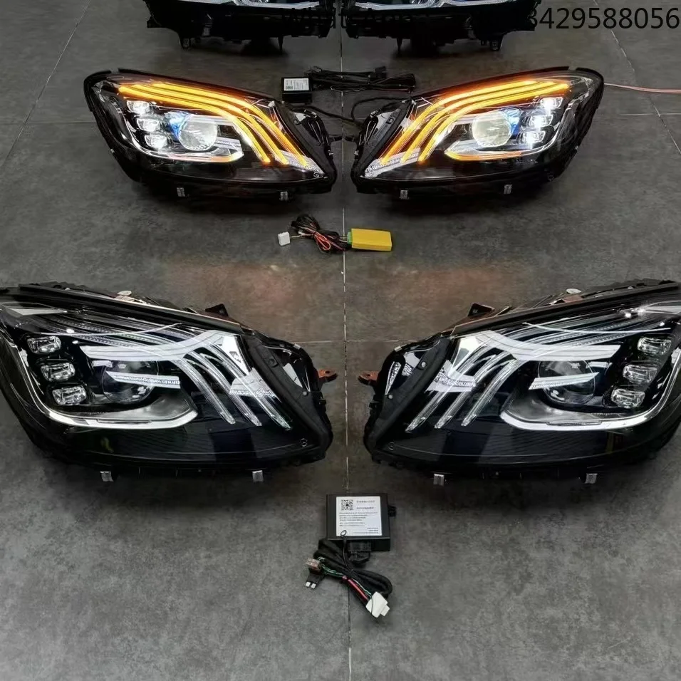 

Original Maybach LED Headlight Assembly for Mercedes-Benz W222S-Class 320350400 New 6000k Full LED Daytime Running Lights for