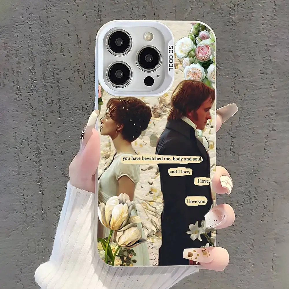 Чехол для телефона P-Pride And P-Prejudices для iPhone 17,16,15,14,13,12,11,Pro,XS,Max,Plus,Mini,SE White Candy Matte Shockproof Cover