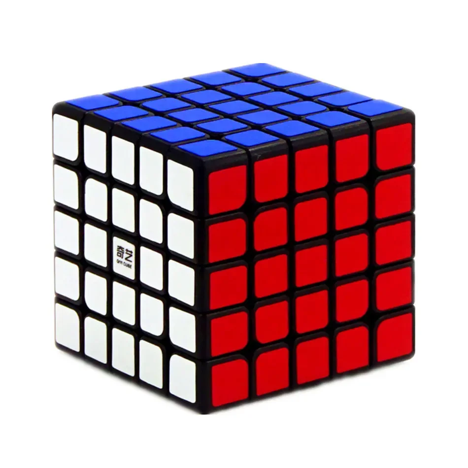 Qiyi 5x5 Qizheng S المكعب السحري بدون ملصقات مضادة للإجهاد 5 في 5 ألعاب للأطفال هدايا التعليم المبكر والترفيه
