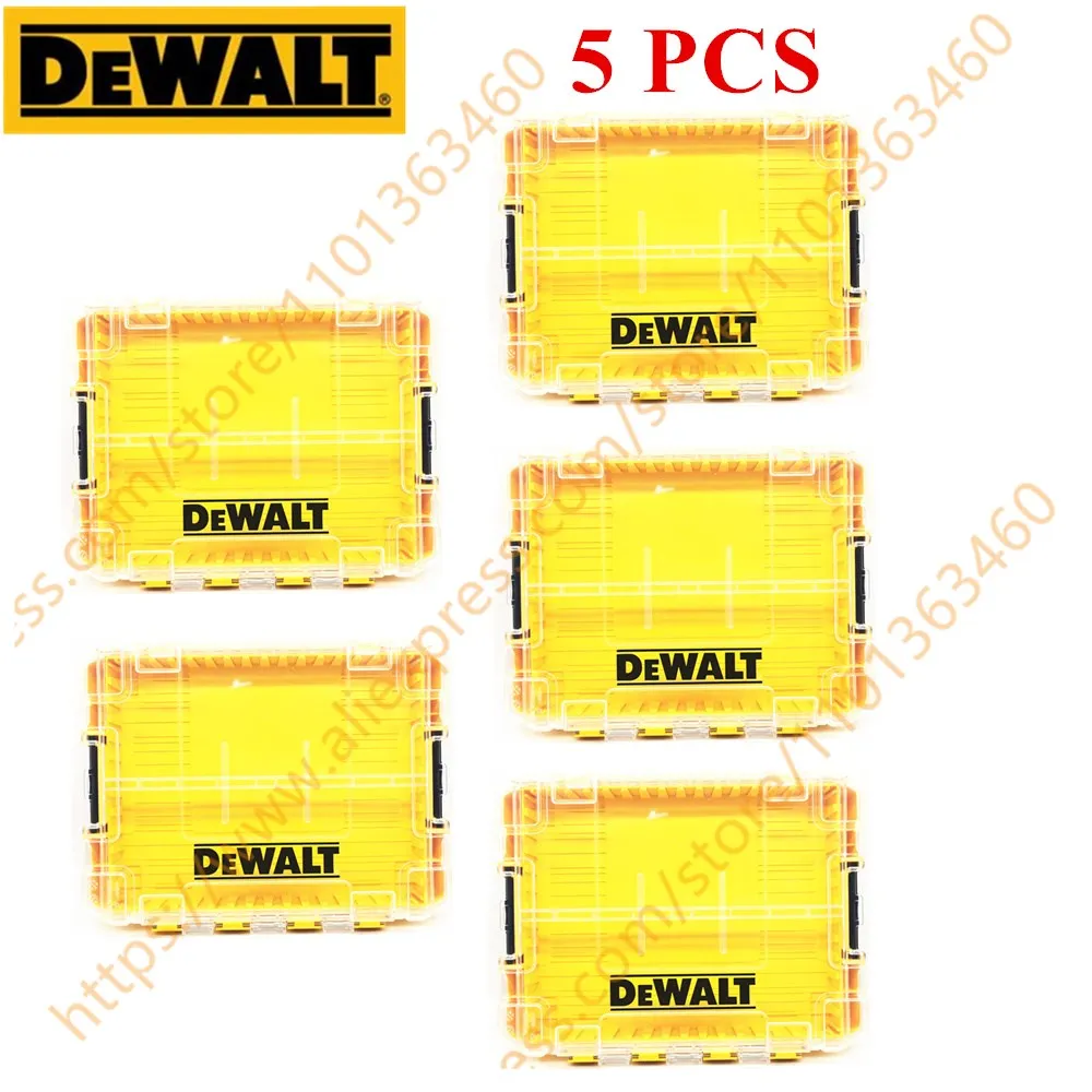 DeWalt-オリジナルのツールボックス,タフなケース,アクセサリー収納ツール,ドリルビットの組み合わせ,積み重ね可能