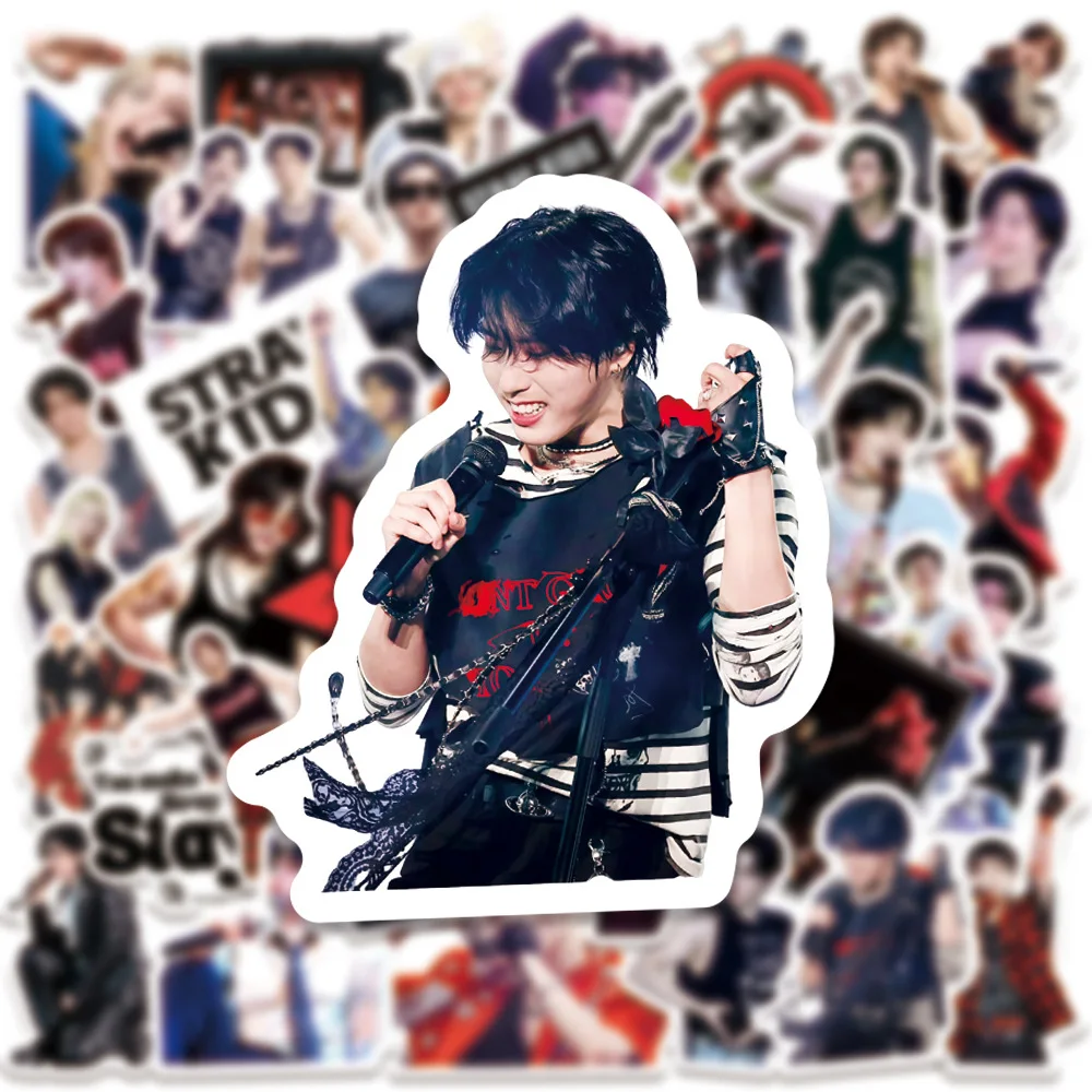 

SKZOO 60-piece Stray Kids World Tour Mixed Muscular Men Notebook Stickers, Waterproof Cup Decoration Stickers, Holiday Gift
