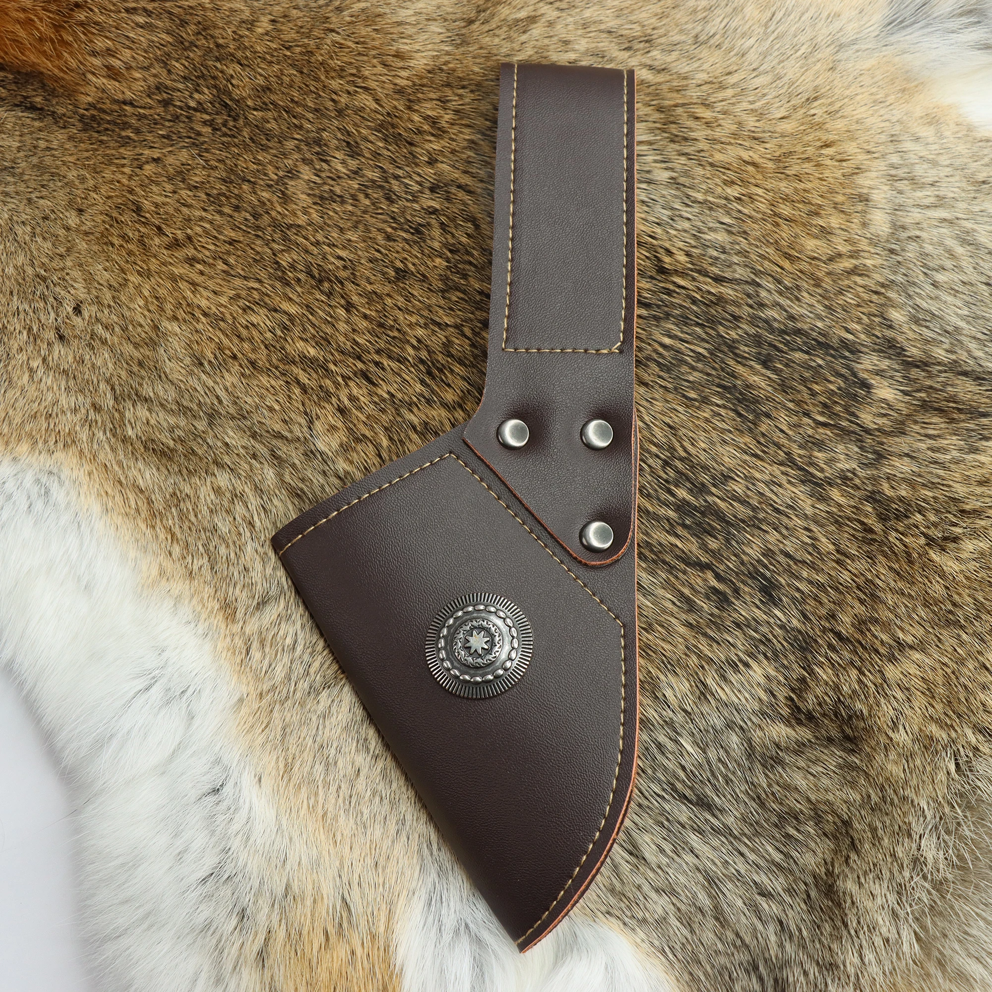 Medieval Faux Leather Knight Sword Scabbard Viking Knight Leather Knife Holder Halloween Cosplay LARP Accessories