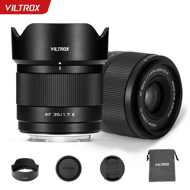 Viltrox 35mm F1.7 에어 오토 포커스 APS-C 프라임 렌즈 (소니 E/ 니콘 Z/후지 XF 마운트 XT-5/X-HS/X-M5/ZV-E10/A6700/ Z50/Z7II 용)