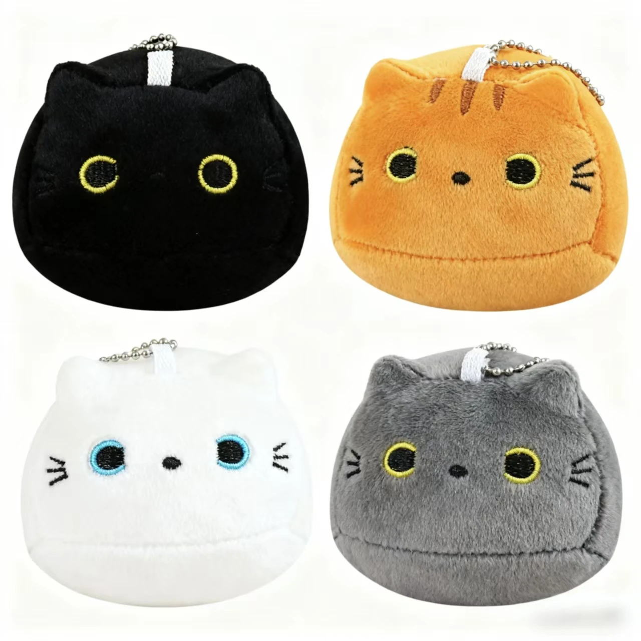 Cartoon Cat Doll, Cute Round-Eyed Kitten Pillow, Plush Toy, Amazon's Top Recommendation