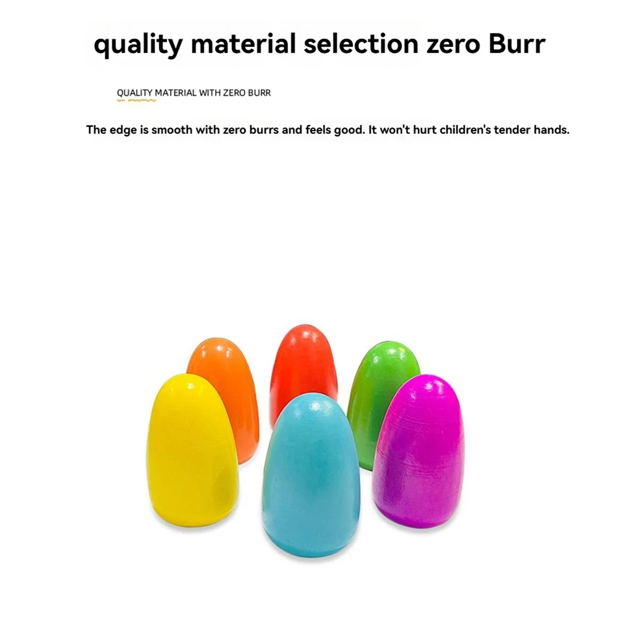 

ABXHH Wooden Egg Spoon Race Game Sets Balance Stick Relay Race for Kids Easter Eggs Hunt Outdoor Lawn Sports Teaching Tools