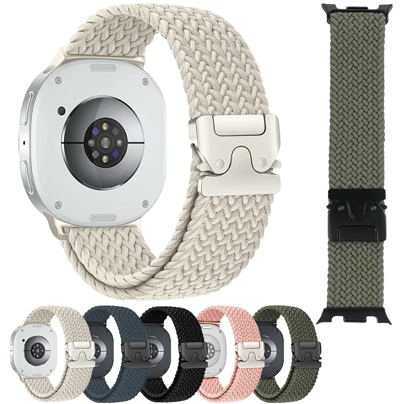 Geflochtenes Armband für Samsung Galaxy Watch 8/8 Classic 44 mm 40 mm 46 mm Armband Gürtelarmband Galaxy Watch 8 Band