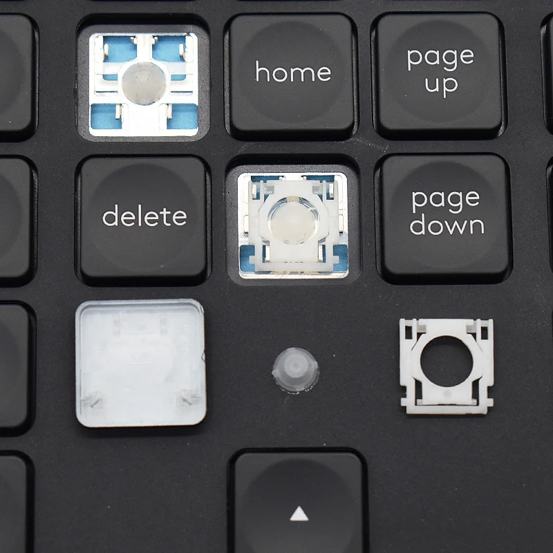 Sostituzione Keycap Key Cap e Clip a forbice e cerniera per Logitech Craft MX Keys Keyboard KEY & Clips GreyBlack